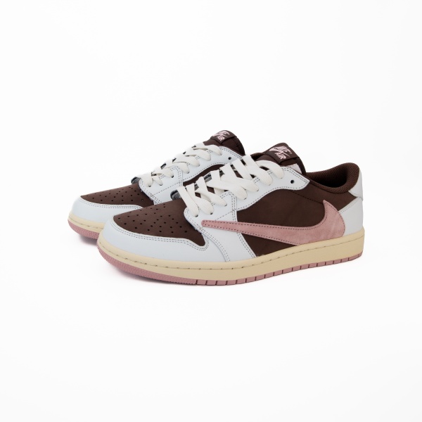 Кроссовки AJ 1 x Travis Scott Low OG Dark Pony/Pink Oxford S11550-89