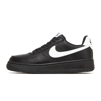 Кроссовки Air Force 1 Low Black White Swoosh S10009-01