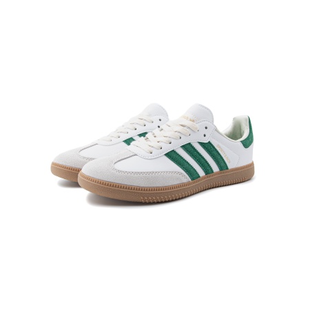 Кроссовки A. Samba 9990 White Green S11926-73