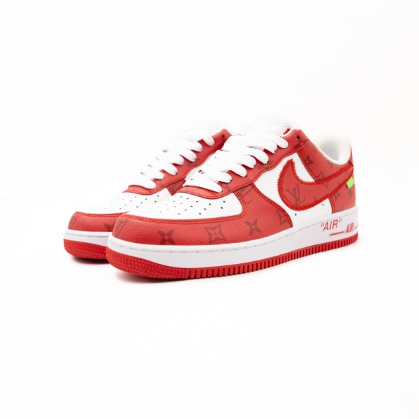 Кроссовки LV x Air Force 1 Low "White Comet Red" S10016-66