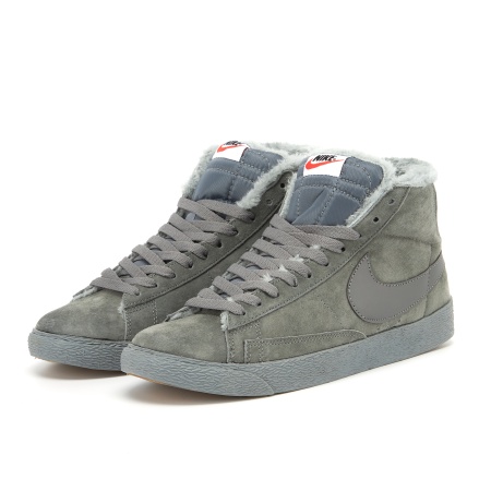 Кроссовки зимние Blazer Grey на меху S10749-07
