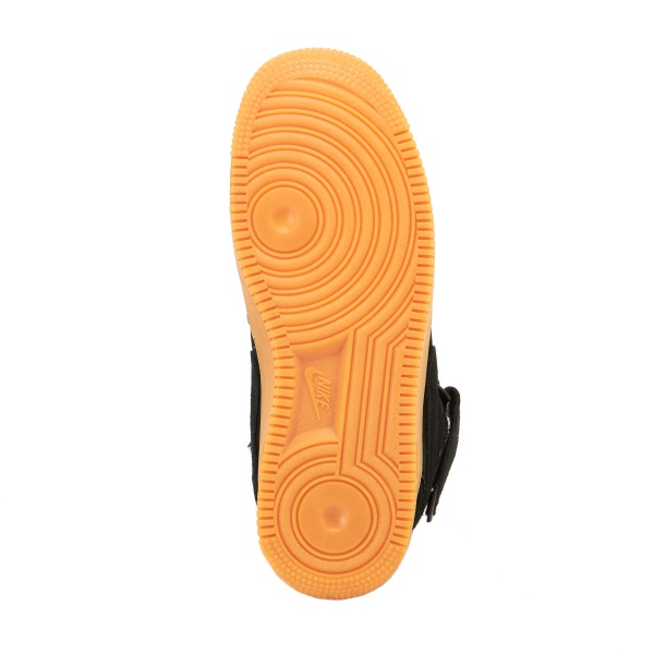 Кроссовки зимние Air Force Black Gum на меху S10009-02