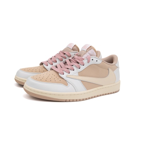 Кроссовки AJ 1 x Travis Scott Low OG Sail/Shy Pink S11550-10