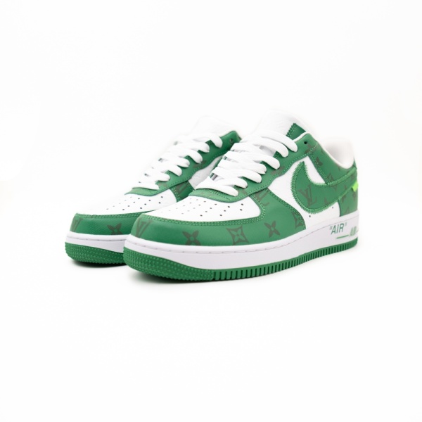 Кроссовки LV x Air Force 1 Low “White/Green” S10017-77