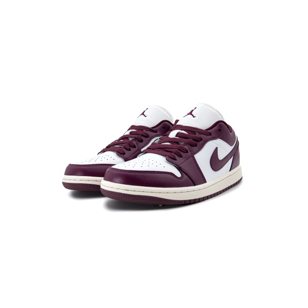 Кроссовки  AJ 1 Low White Bordo S16546-20