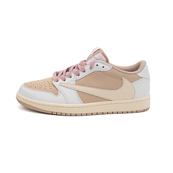 Кроссовки AJ 1 x Travis Scott Low OG Sail/Shy Pink S11550-10