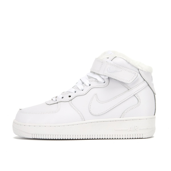 Кроссовки зимние Air Force Mid 1'07 White на меху S10010-04